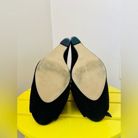 Sole Society Faux Suede Black Wedges - Picture 6 of 6